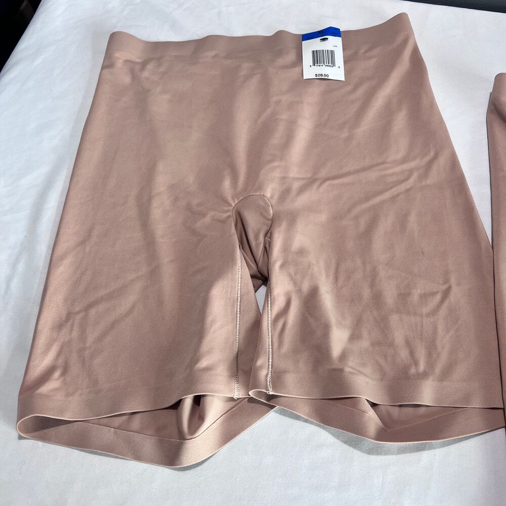 Maidenform Shapewear Tummy Control Shorts Nude Beige Size XL DM0035 NWT